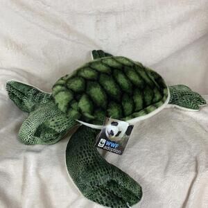 Fiesta Toys Sea Turtle Plush Stuffed Ocean Life Toy 14"  A40876 With Tags VGC